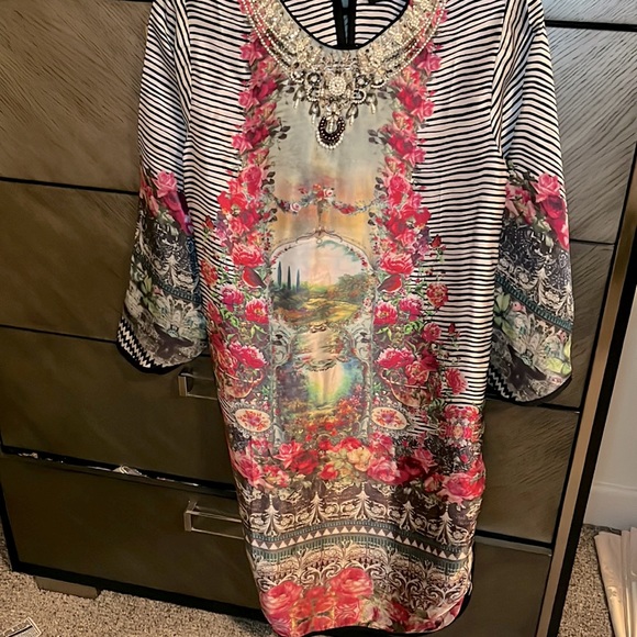 Silk colorful brand new top(kurta) - Picture 1 of 5